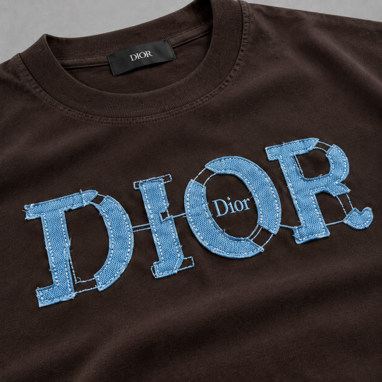 تیشرت تیکه دوزی جین DIOR
